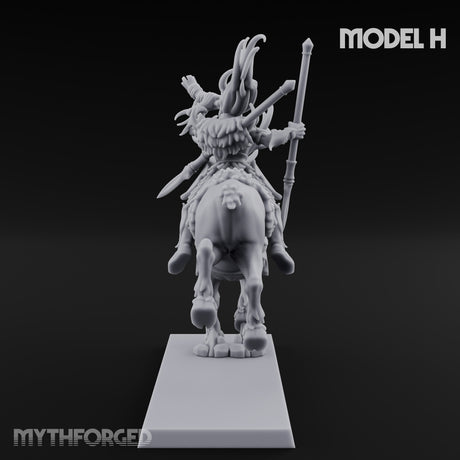 Antlered Tribe Forest Centaur H Miniature for Dungeons and Dragons, Pathfinder or other TTRPGs
