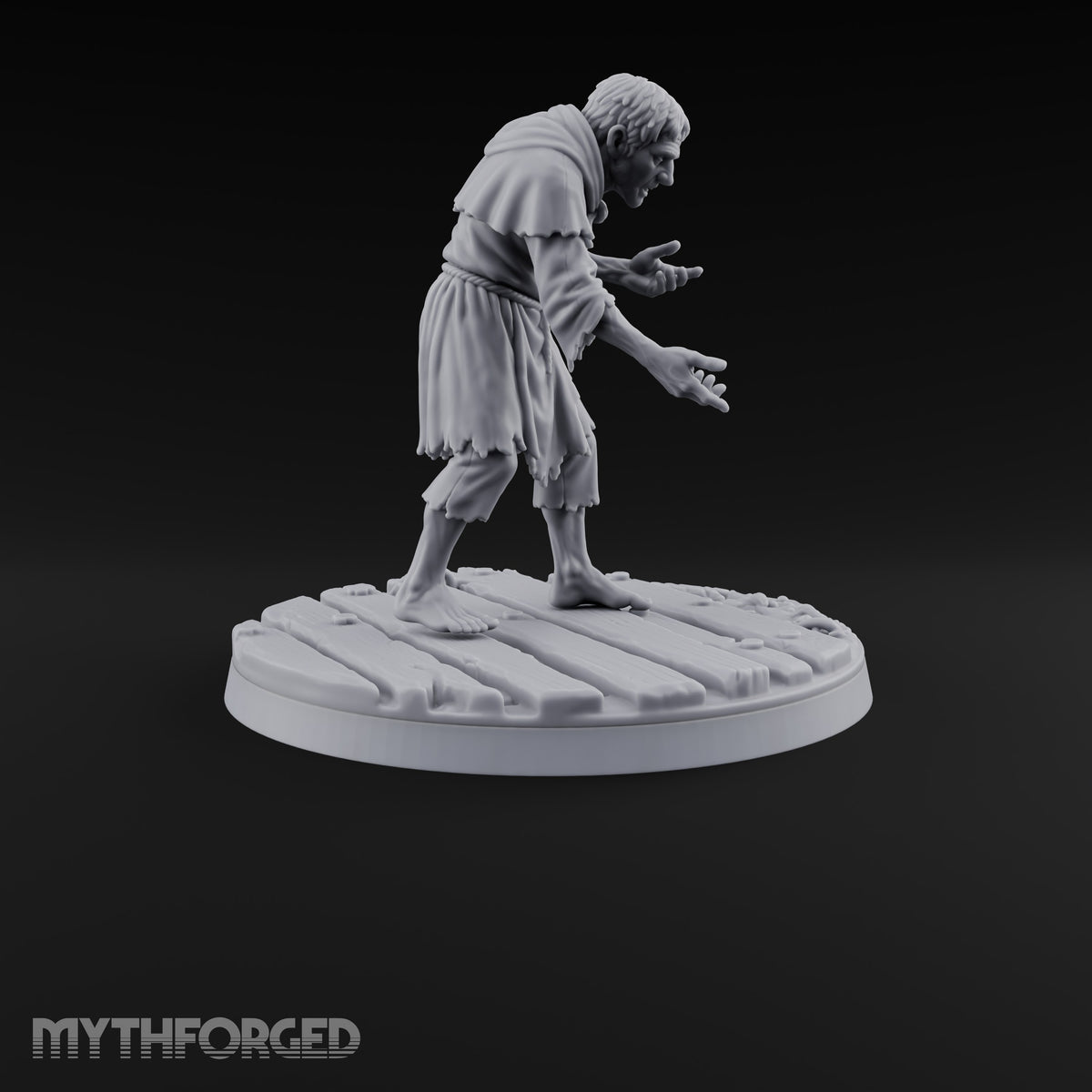 Heeding the Water Human Cultists Miniature for Dungeons and Dragons, Pathfinder or other TTRPGs