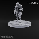 Heeding the Water Human Cultists Miniature for Dungeons and Dragons, Pathfinder or other TTRPGs