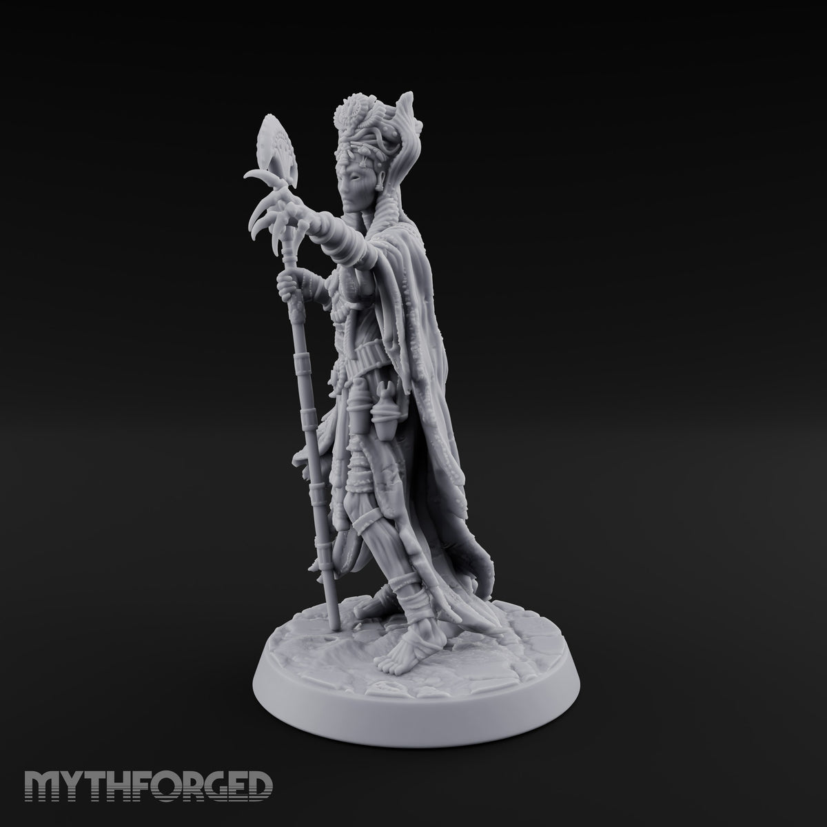 Commanding the Sands Human Sorceress