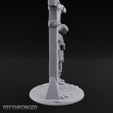 Noose Dangling Hanged Man Miniature for Dungeons and Dragons, Pathfinder or other TTRPGs
