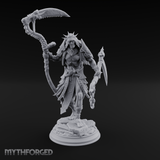 Sickle Wielding Undead Ghoul Necromancer Miniature for Dungeons and Dragons, Pathfinder or other TTRPGs