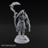 Sickle Wielding Undead Ghoul Necromancer Miniature for Dungeons and Dragons, Pathfinder or other TTRPGs