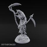 Sickle Wielding Undead Ghoul Necromancer Miniature for Dungeons and Dragons, Pathfinder or other TTRPGs