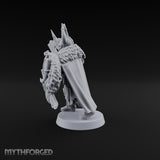 Shields Locked, Horns Lowered Human Huscarl Warrior A