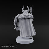 Shields Locked, Horns Lowered Human Huscarl Warrior B
