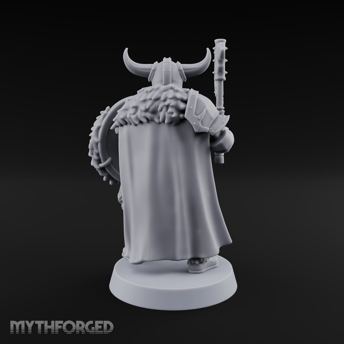 Shields Locked, Horns Lowered Human Huscarl Warrior C