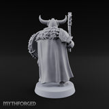 Shields Locked, Horns Lowered Human Huscarl Warrior C