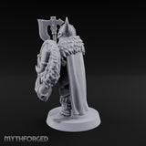 Shields Locked, Horns Lowered Human Huscarl Warrior C