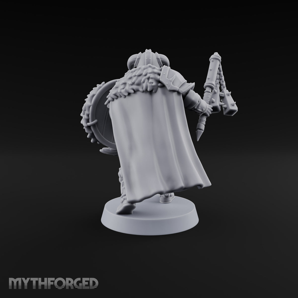Shields Locked, Horns Lowered Human Huscarl Warrior E