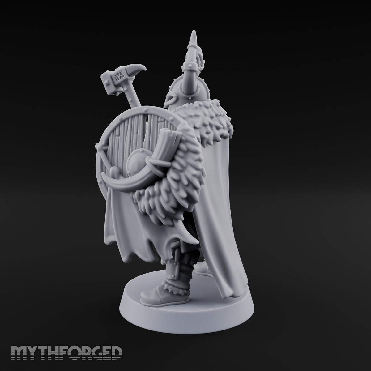 Shields Locked, Horns Lowered Human Huscarl Warrior G