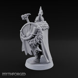 Shields Locked, Horns Lowered Human Huscarl Warrior G