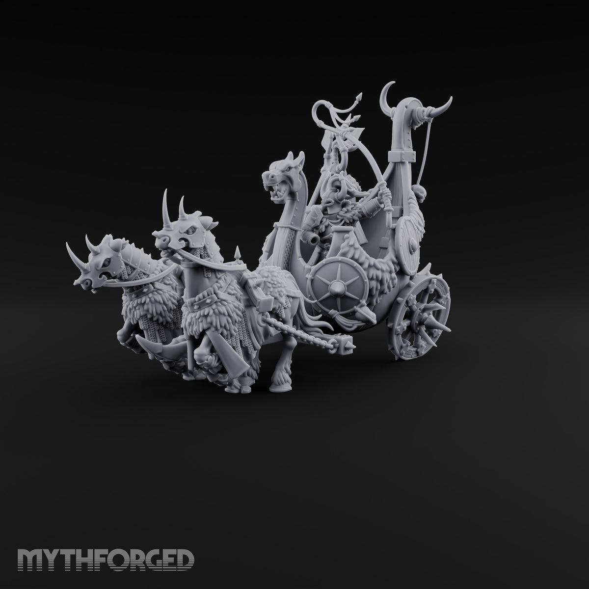 Spiked Hubs, Short Patience Human Huscarl Chariot