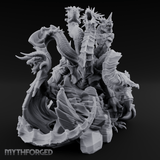 Heads Rising Skyward Tiamat Miniature for Dungeons and Dragons, Pathfinder or other TTRPGs