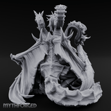 Heads Rising Skyward Tiamat Miniature for Dungeons and Dragons, Pathfinder or other TTRPGs