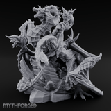 Heads Rising Skyward Tiamat Miniature for Dungeons and Dragons, Pathfinder or other TTRPGs