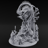 Awaking Nyarlathotep Miniature for Dungeons and Dragons, Pathfinder or other TTRPGs