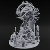 Awaking Nyarlathotep Miniature for Dungeons and Dragons, Pathfinder or other TTRPGs