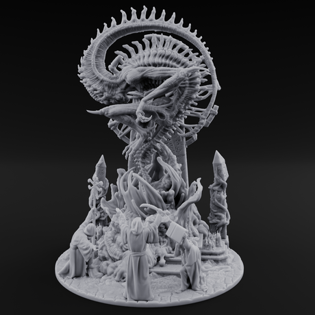 Awaking Nyarlathotep Miniature for Dungeons and Dragons, Pathfinder or other TTRPGs
