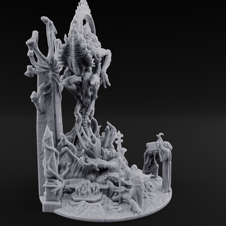 Awaking Nyarlathotep Miniature for Dungeons and Dragons, Pathfinder or other TTRPGs