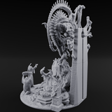 Awaking Nyarlathotep Miniature for Dungeons and Dragons, Pathfinder or other TTRPGs