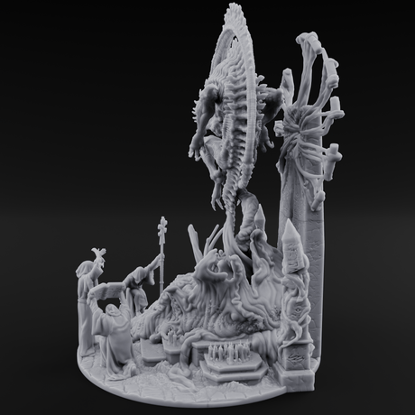 Awaking Nyarlathotep Miniature for Dungeons and Dragons, Pathfinder or other TTRPGs