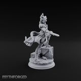 Flame Flinging Swashbuckling Tiefling Swashbuckler Miniature for Dungeons and Dragons, Pathfinder or other TTRPGs