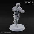 Badge Heavy, Patience Thin Human Sci-Fi Police Officer B