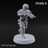 Badge Heavy, Patience Thin Human Sci-Fi Police Officers — B