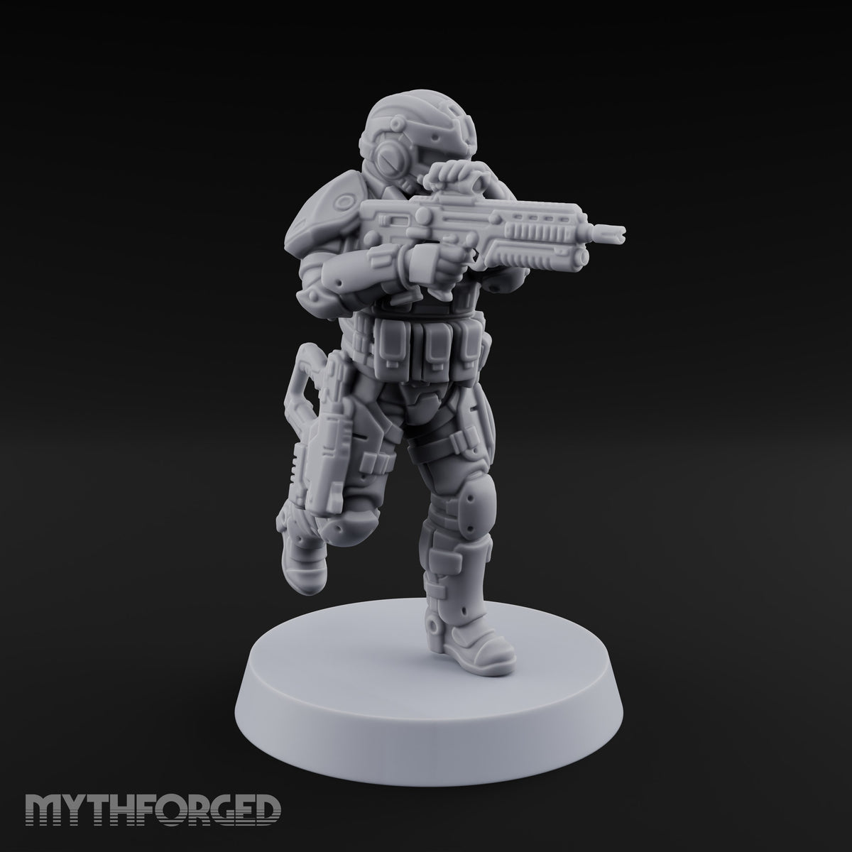 Badge Heavy, Patience Thin Human Sci-Fi Police Officer E
