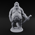 Belly Buckled Ogre Executioner Miniature for Dungeons and Dragons, Pathfinder or other TTRPGs