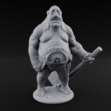 Belly Buckled Ogre Executioner Miniature for Dungeons and Dragons, Pathfinder or other TTRPGs