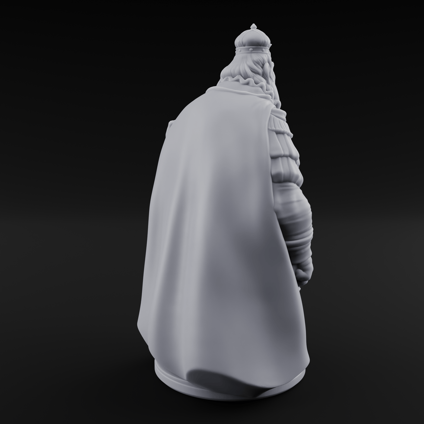 Belly Full Of Gold Ogre King Miniature for Dungeons and Dragons, Pathfinder or other TTRPGs