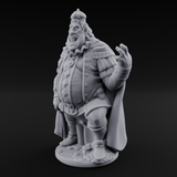 Belly Full Of Gold Ogre King Miniature for Dungeons and Dragons, Pathfinder or other TTRPGs