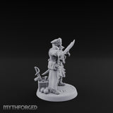 No Quarter Given Human Pirate Captain Miniature for Dungeons and Dragons, Pathfinder or other TTRPGs