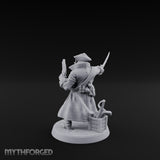 No Quarter Given Human Pirate Captain Miniature for Dungeons and Dragons, Pathfinder or other TTRPGs