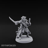No Quarter Given Human Pirate Captain Miniature for Dungeons and Dragons, Pathfinder or other TTRPGs