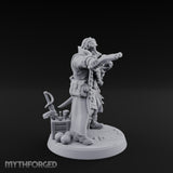No Quarter Given Human Pirate Captain Miniature for Dungeons and Dragons, Pathfinder or other TTRPGs