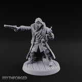 No Quarter Given Human Pirate Captain Miniature for Dungeons and Dragons, Pathfinder or other TTRPGs