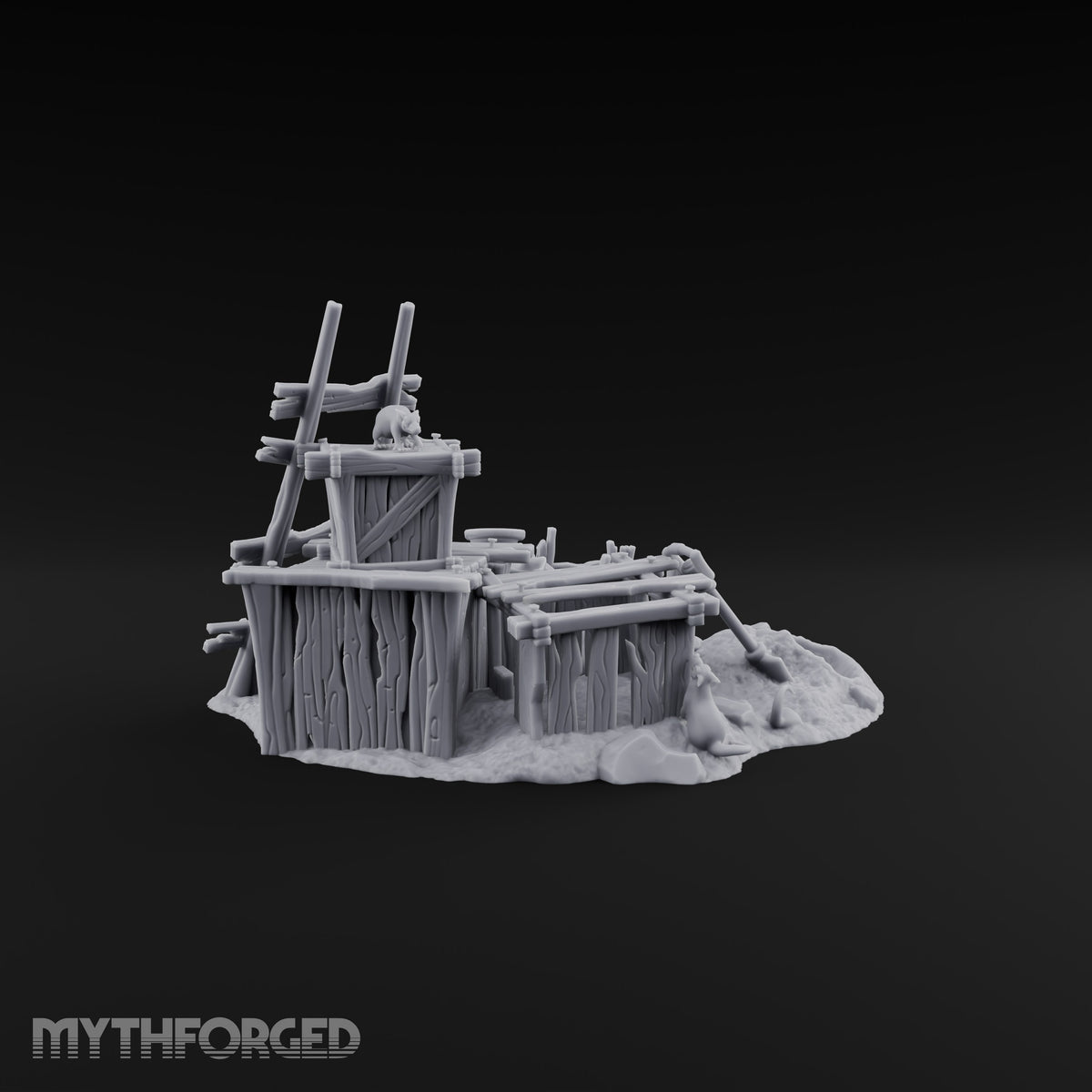 Dig Deep, Sleep Light Ramshackle Wooden Boxes