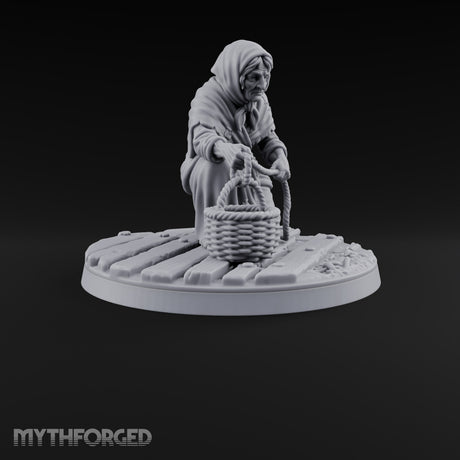 Heeding the Water Human Cultist B Miniature for Dungeons and Dragons, Pathfinder or other TTRPGs