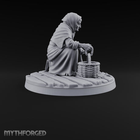Heeding the Water Human Cultists Miniature for Dungeons and Dragons, Pathfinder or other TTRPGs