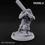 Shouldering The Cudgel Oni Brutes A Miniature for Dungeons and Dragons, Pathfinder or other TTRPGs