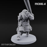 Club Swinging Brutish Ogre A Miniature for Dungeons and Dragons, Pathfinder or other TTRPGs