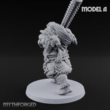 Club Swinging Brutish Ogre A Miniature for Dungeons and Dragons, Pathfinder or other TTRPGs