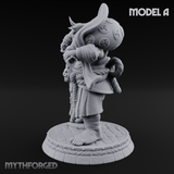Turned Townsfolk Oni Fighters A Miniature for Dungeons and Dragons, Pathfinder or other TTRPGs