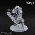 Club Swinging Brutish Ogre B Miniature for Dungeons and Dragons, Pathfinder or other TTRPGs