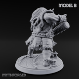 Shouldering The Cudgel Oni Brutes B Miniature for Dungeons and Dragons, Pathfinder or other TTRPGs