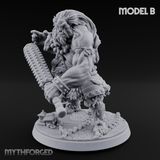 Shouldering The Cudgel Oni Brutes B Miniature for Dungeons and Dragons, Pathfinder or other TTRPGs