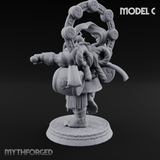 Turned Townsfolk Oni Fighters C Miniature for Dungeons and Dragons, Pathfinder or other TTRPGs
